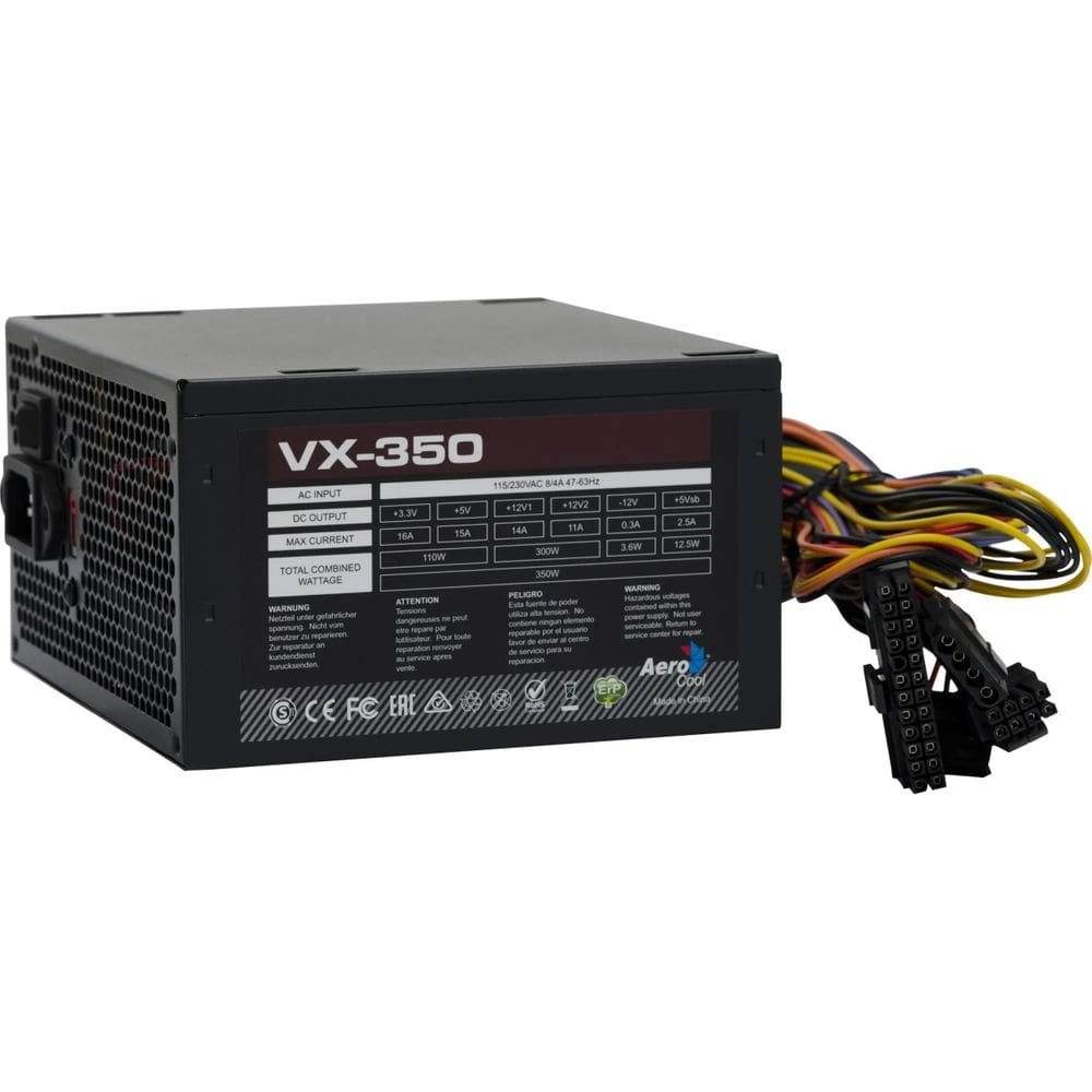 Fonte de Alimentação Para PC Aerocool VX-350W 350W black