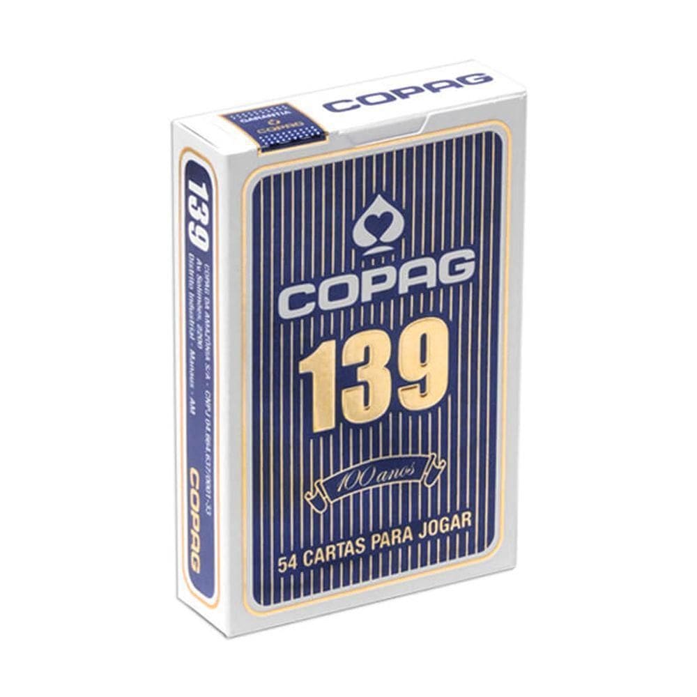 Deck de Baralho Copag Unitário 54 Cartas De Plástico - Azul
