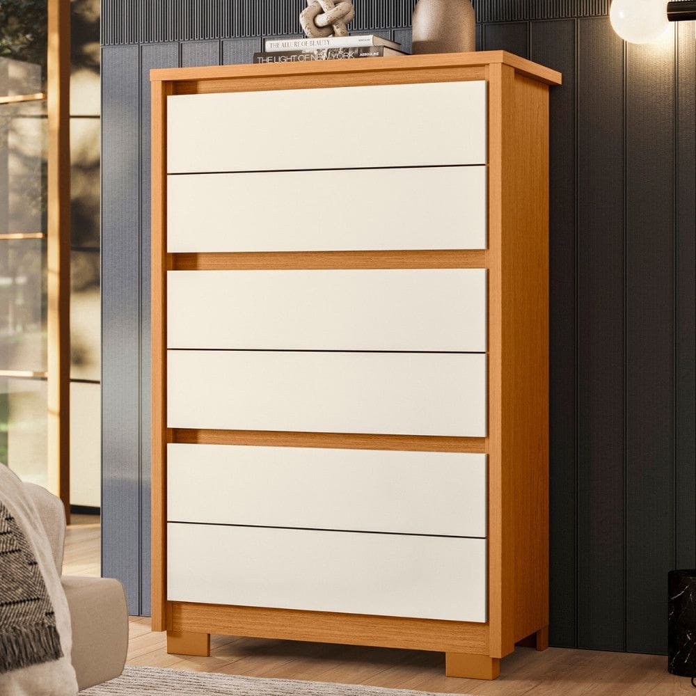 CÃ´moda 6 Gavetas Unno Albatroz