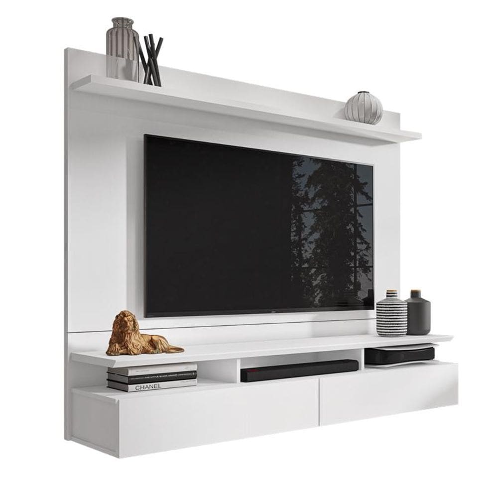 Home Suspenso para TV Noruega Branco - Fdecor