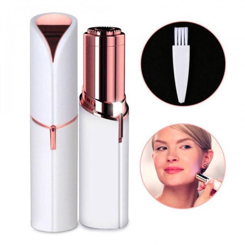 Depiladora Facial Batom Remove Pelos Indolor Pratica