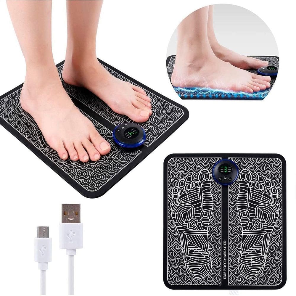 Massageador Tapete Relaxante Para Pés E Pulso