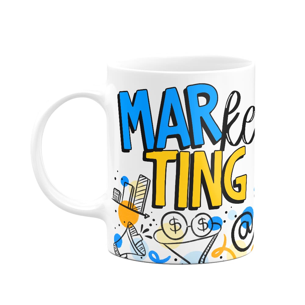 Caneca Profissões - Marketing - 325ml - Branca