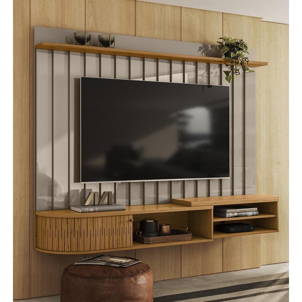 Painel Bancada Suspensa Ímola para TVs Até 75 Polegadas Fen-di Naturale Madetec