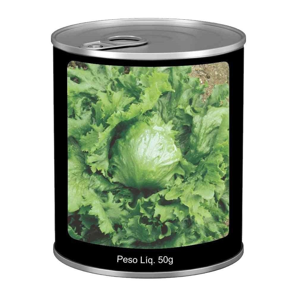 Sementes Alface Americana Feltrin Grandes Lagos 659 Lata 50g
