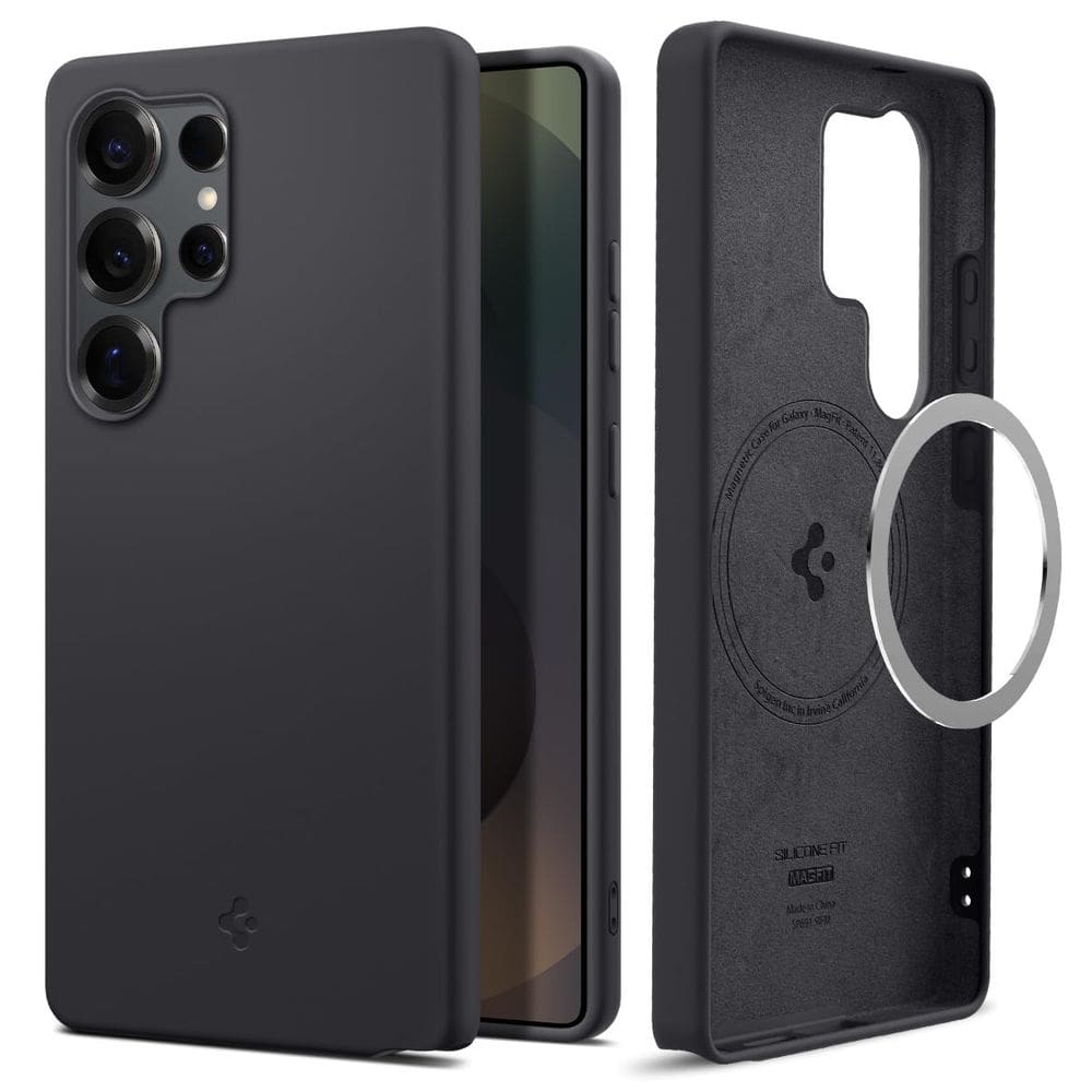Capa Spigen Silicone Fit MagFit para Samsung Galaxy S25 Ultra