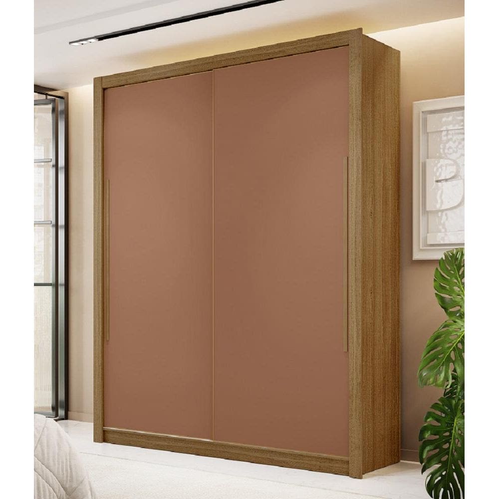Roupeiro Dubai com Portas de Correr Flex Nature Camarim Vila Rica