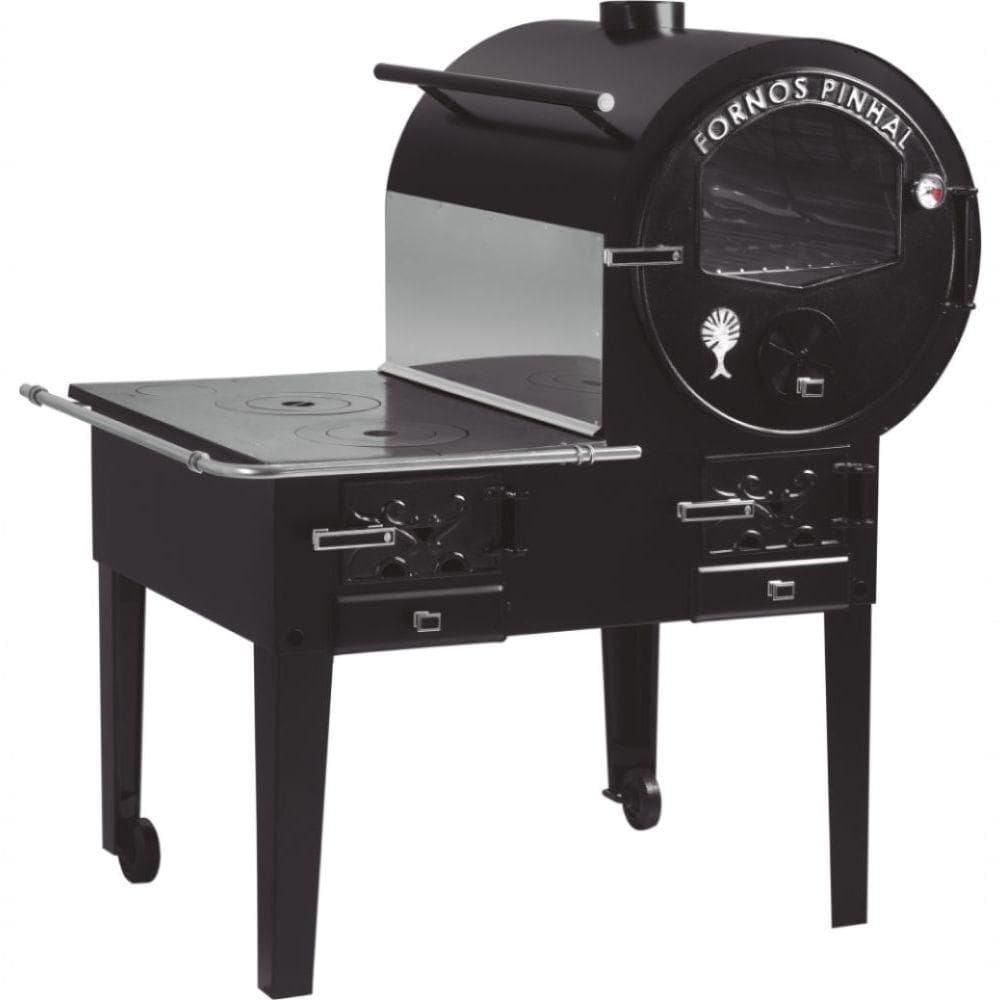 Forno Acoplado Prime Preto Chapa F F Na ESQ N1