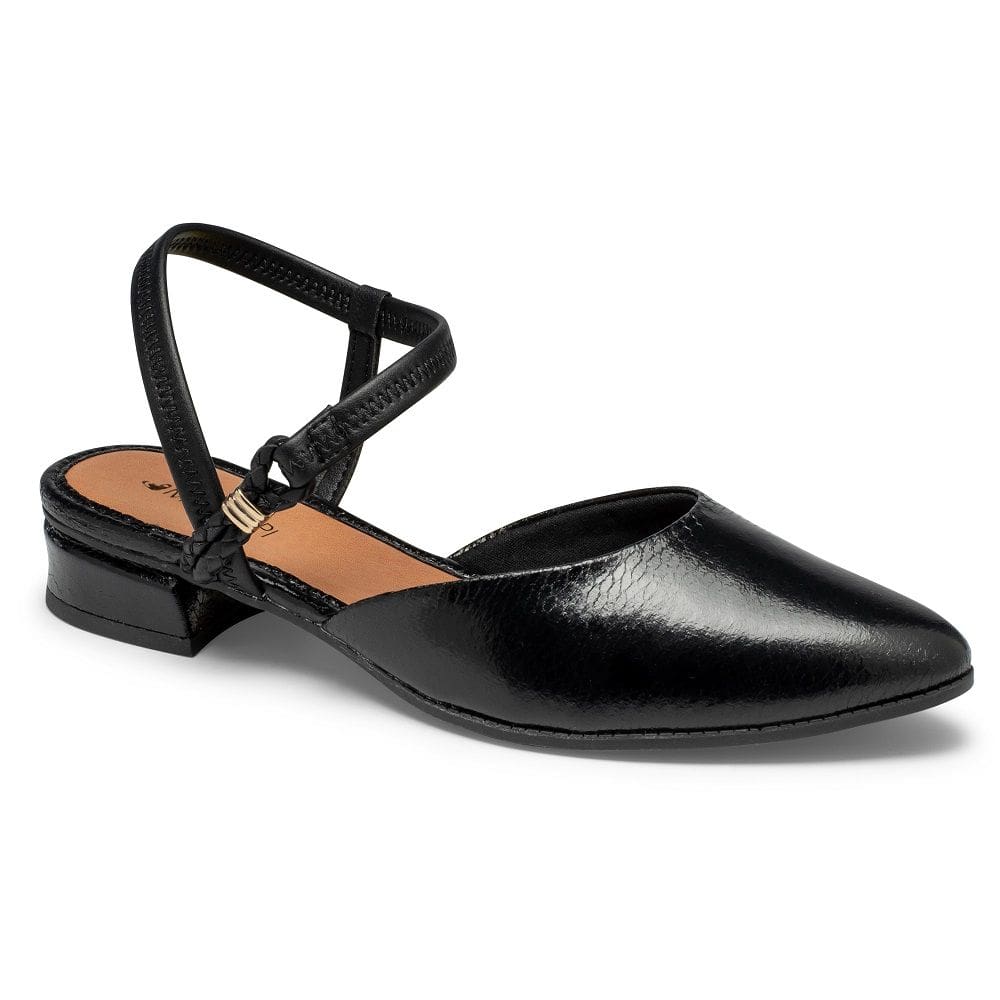 Sapato Salto Baixo Mississipi MC883 Feminino - Preto