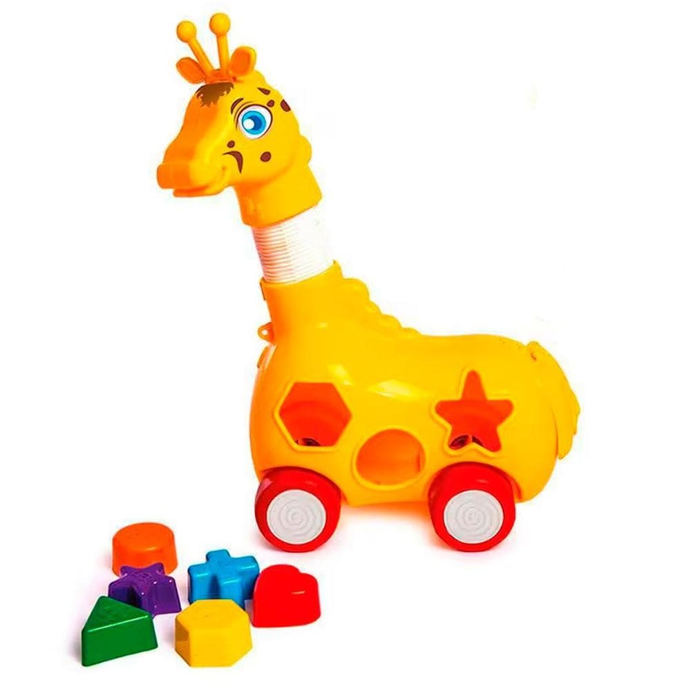 Girafa Didática Puxa Estica Colors Na Caixa - Kendy