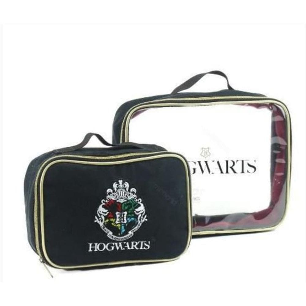 Kit Necessaire Harry Potter Hogwarts c/2 Peças - Zona Criativa