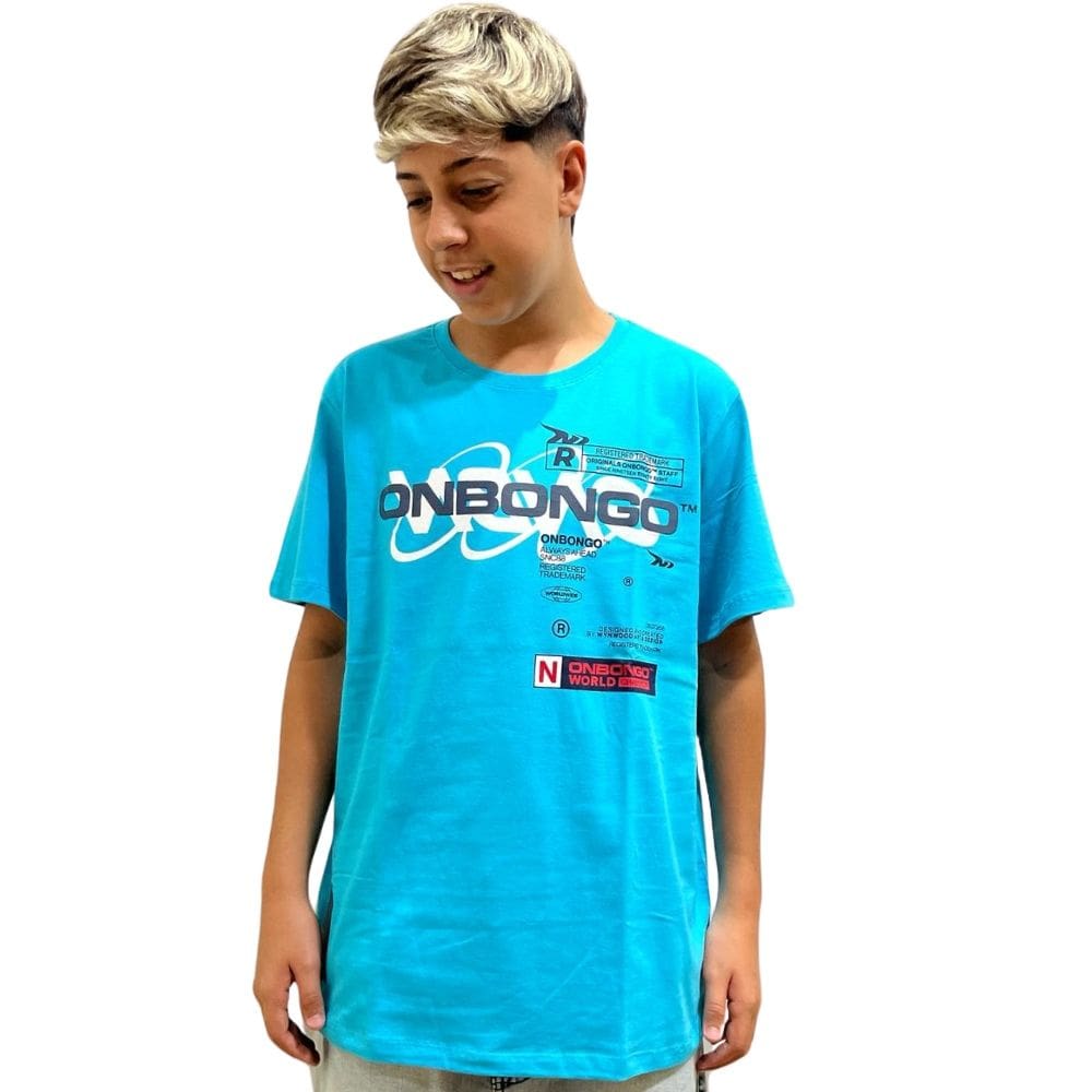 Camiseta Masculina Onbongo Azul ON185