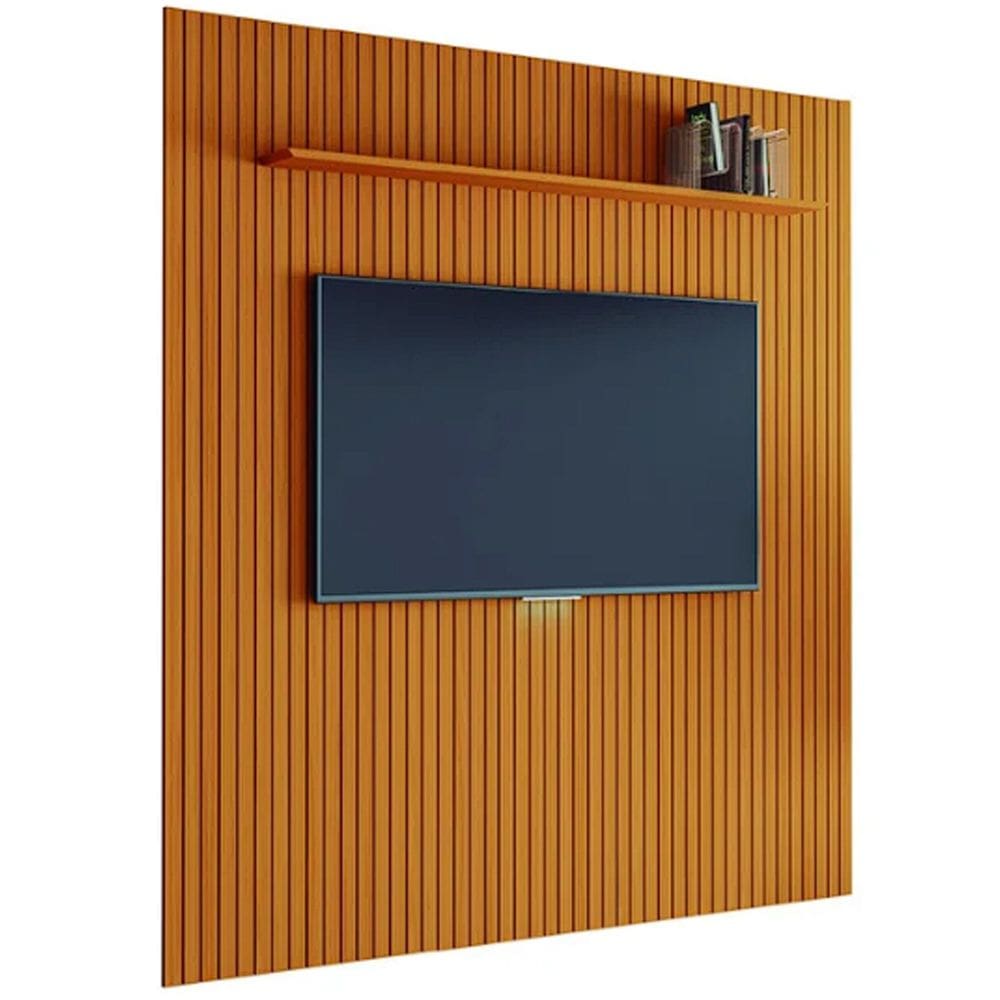 Painel Arbo SEM Nicho 225cm para TV até 75 Polegadas EDN Cor Cedro