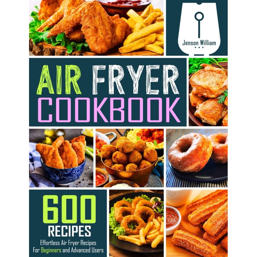 Livro de receitas Air Fryer 600: receitas fáceis para iniciantes