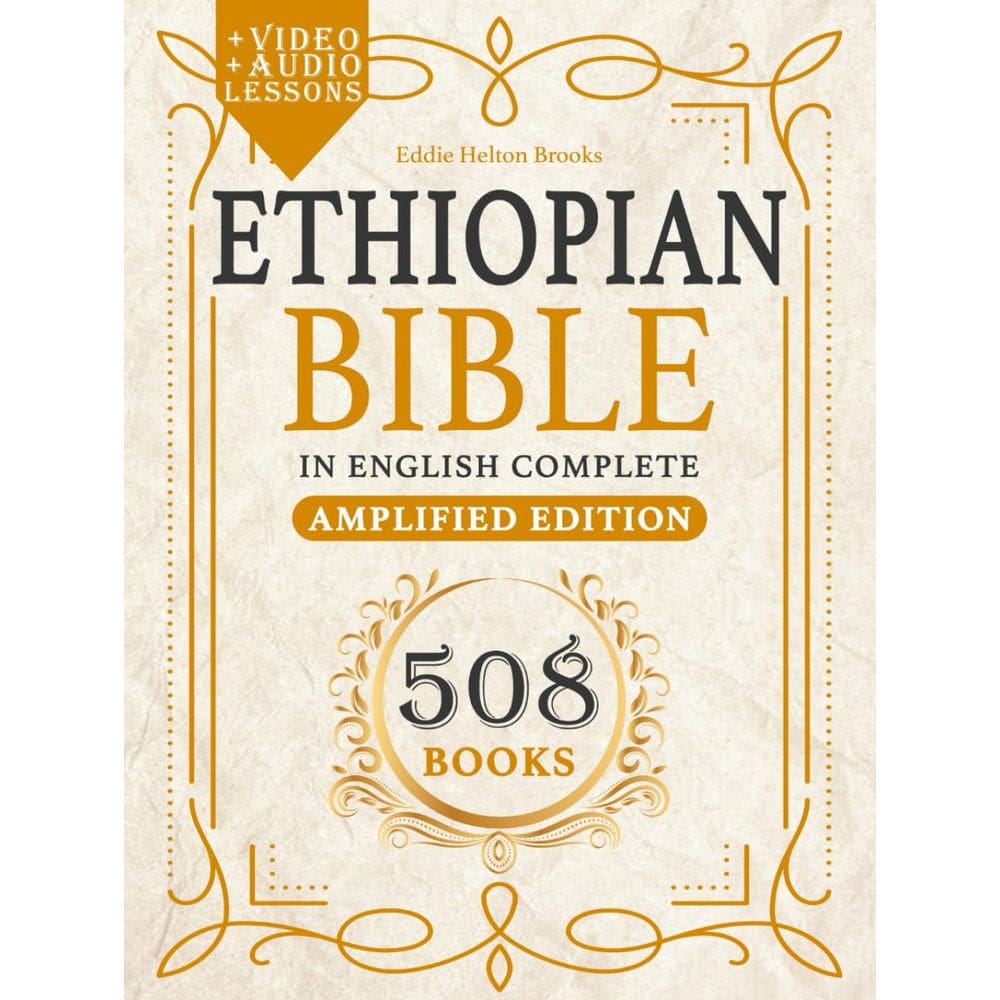 Livro: Bíblia etíope em inglês, amplificado, letras grandes