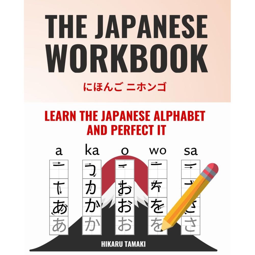 Livro de exercícios O primeiro e único japonês para aprender hiragana katakana