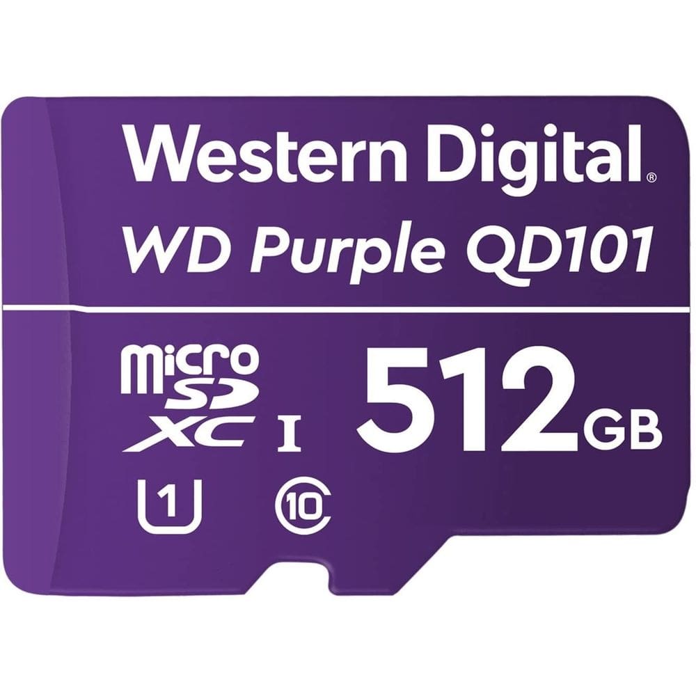 Cartão de memória Western Digital Purple microSDXC 512GB