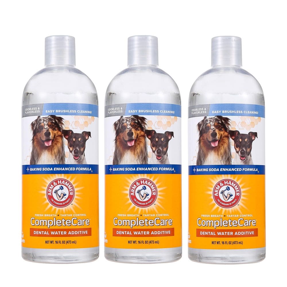 Aditivo de água Arm & Hammer Complete Care 480 ml para cães