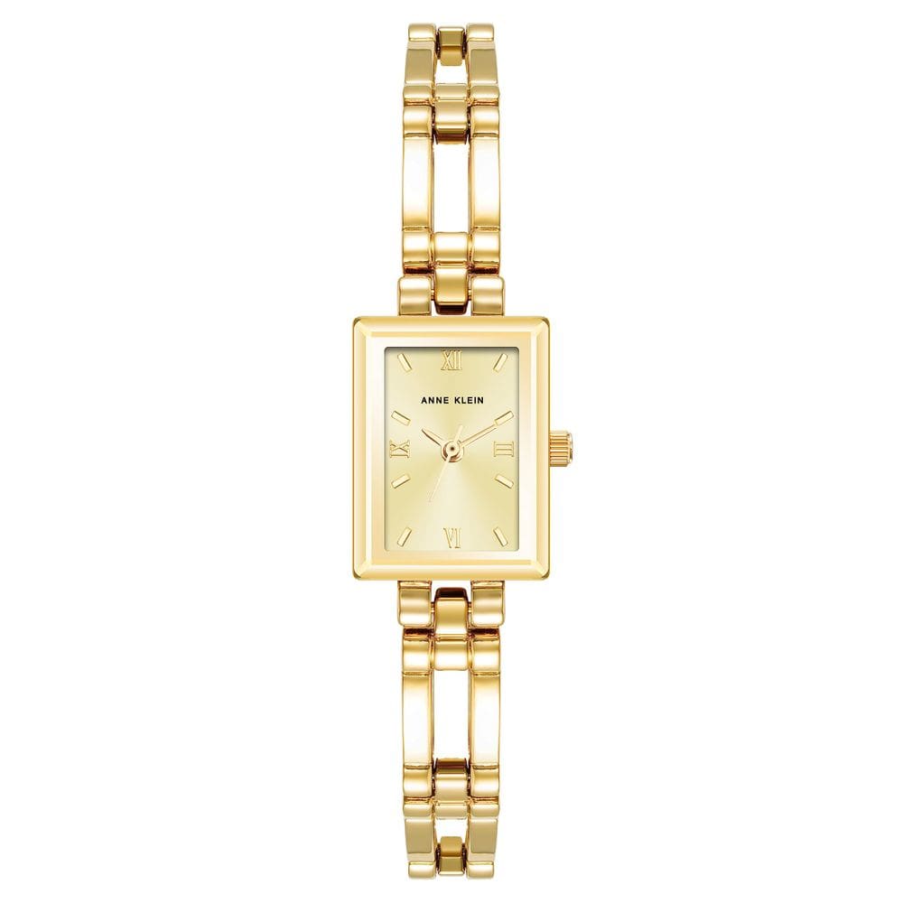Relógio Anne Klein, pulseira feminina, parede a parede, vidro mineral