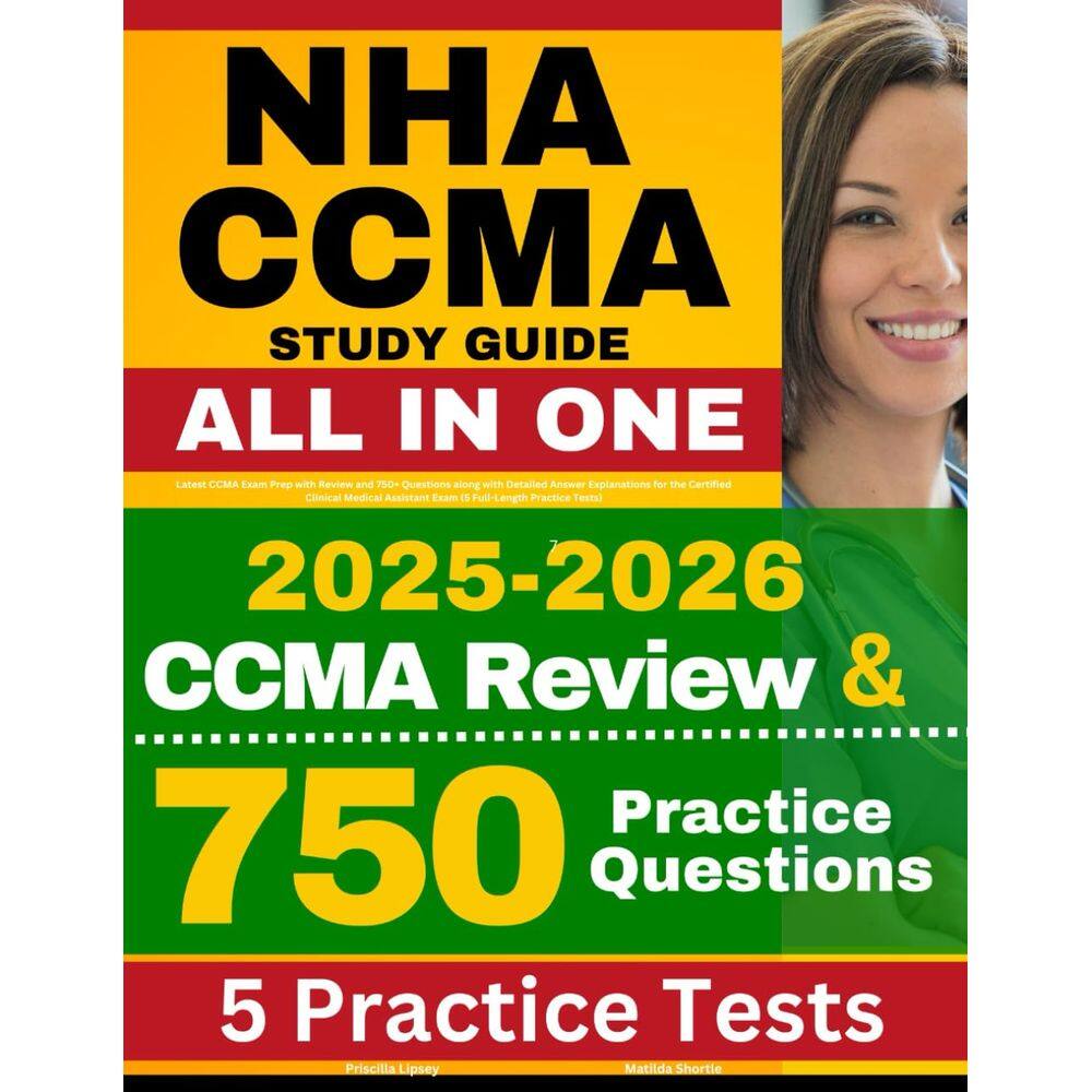 Guia de estudo NHA CCMA 2025-2026 com mais de 750 perguntas e respostas