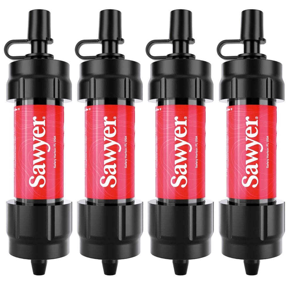 Sistema de filtragem de água Sawyer Products SP1204 Mini, pacote com 4