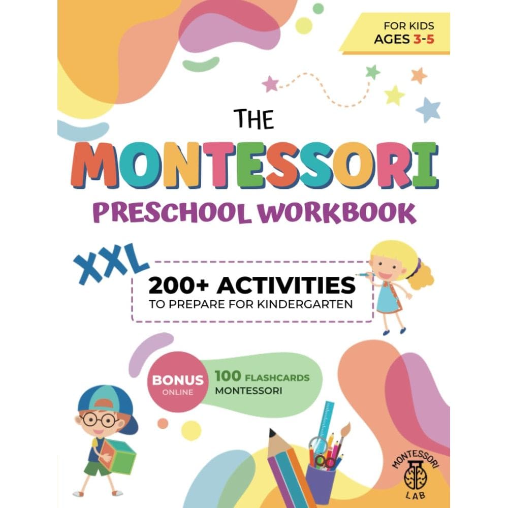 Apostila Montessori Preschool XXL 200+ Atividades para crianças de 3 a 5