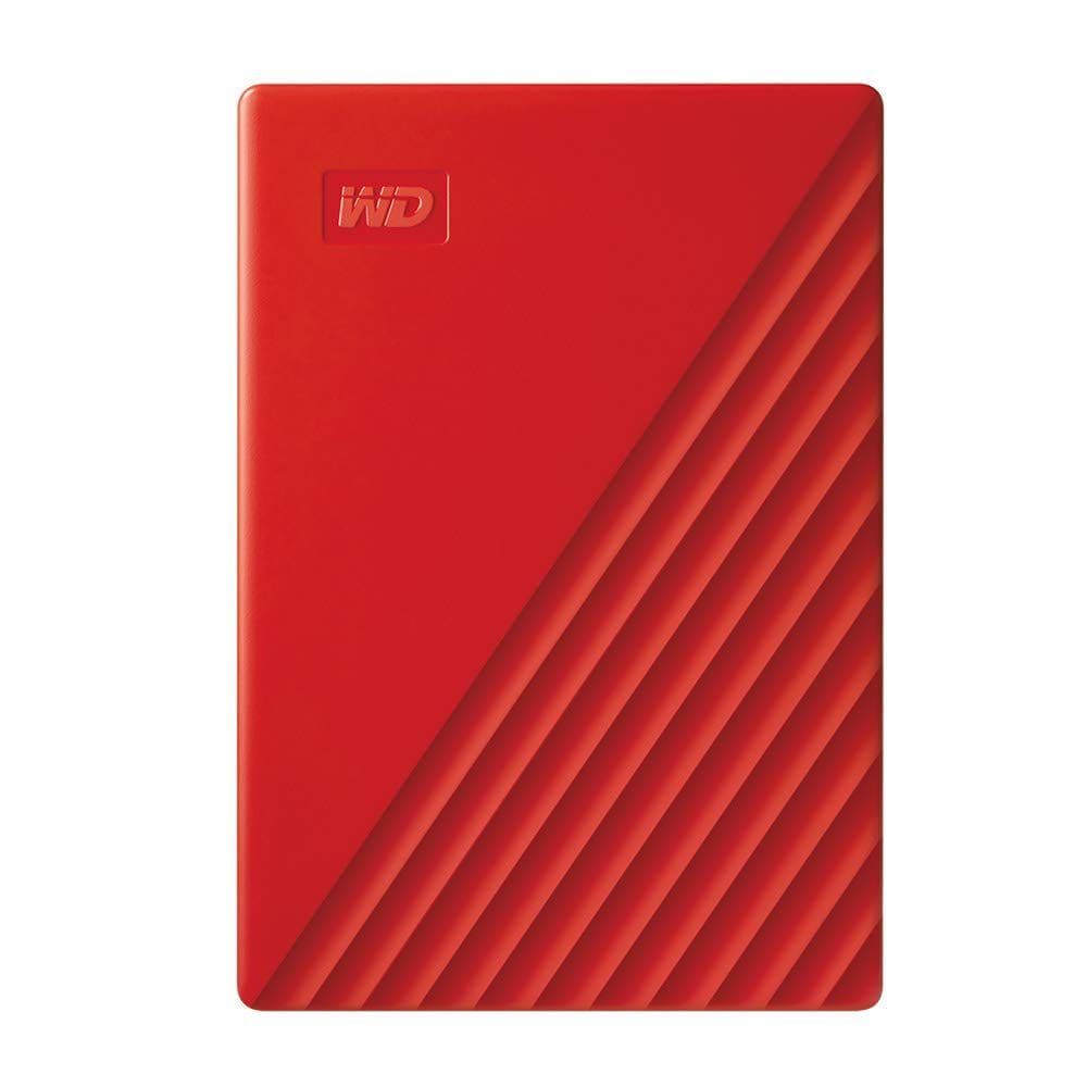 Disco rígido externo portátil WD My Passport 2TB vermelho