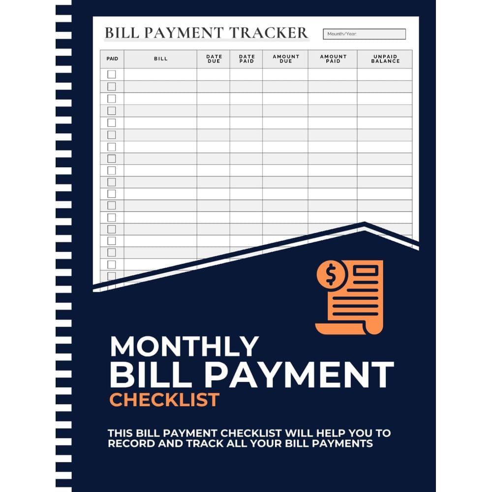 Caderno Bill Tracker, publicado de forma independente, mensalmente, Bill P.