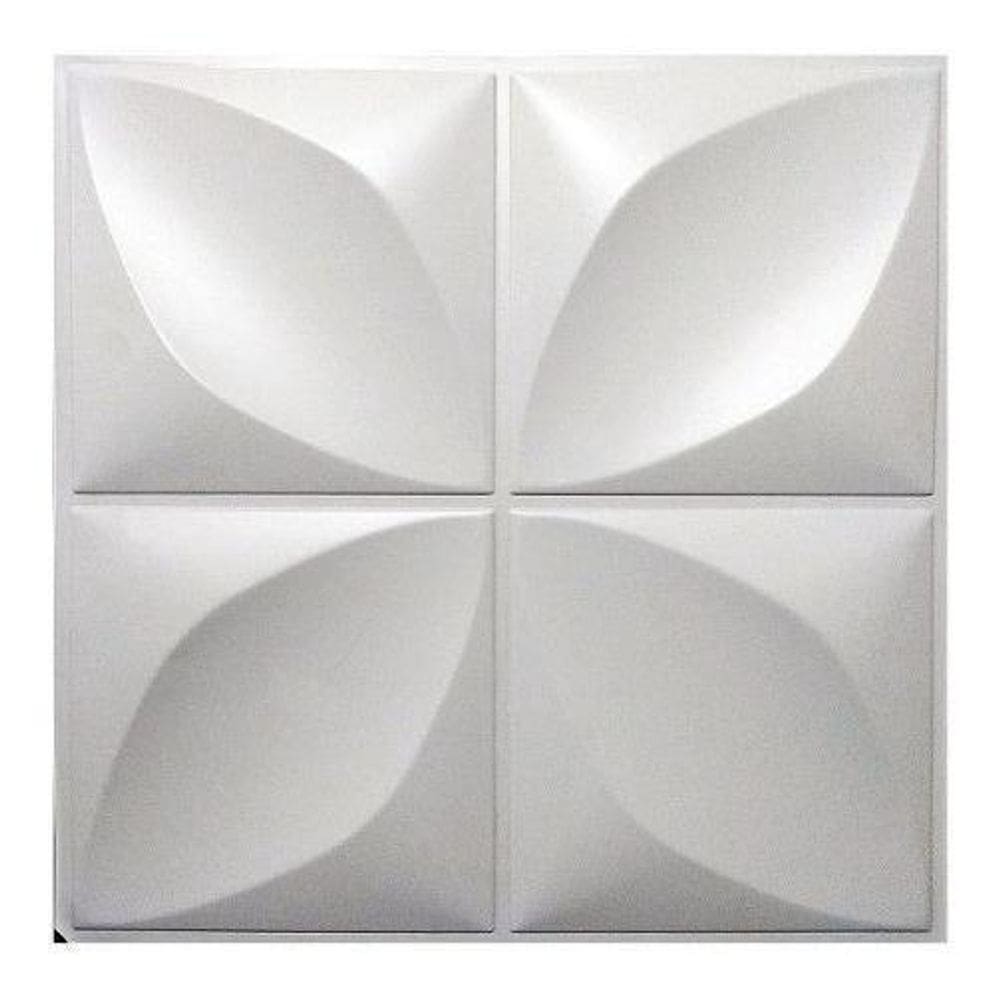 Kit 10 Placas Pvc 3D Revestimento De Parede Decorativa 25 Cm