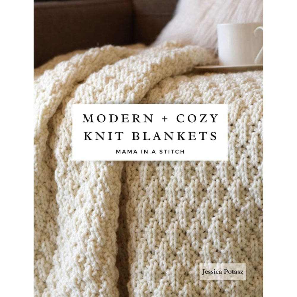 Book Modern + Cozy Knit Blankets: coleção de 8 padrões