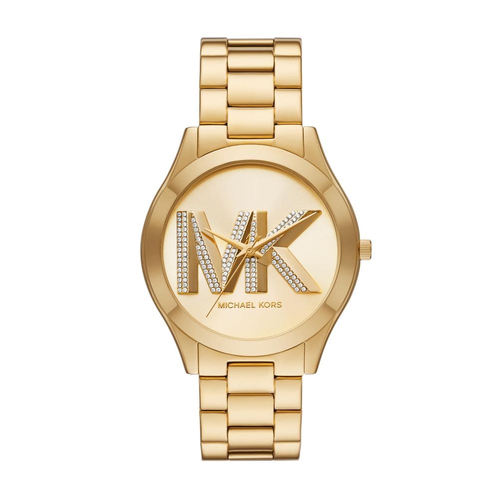 Relógio Michael Kors Slim Runway de três mãos MK4732 feminino