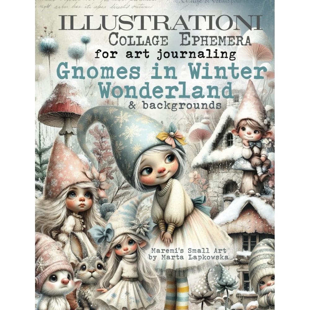 Livro ILUSTRATIONI Collage Ephemera para diário de arte
