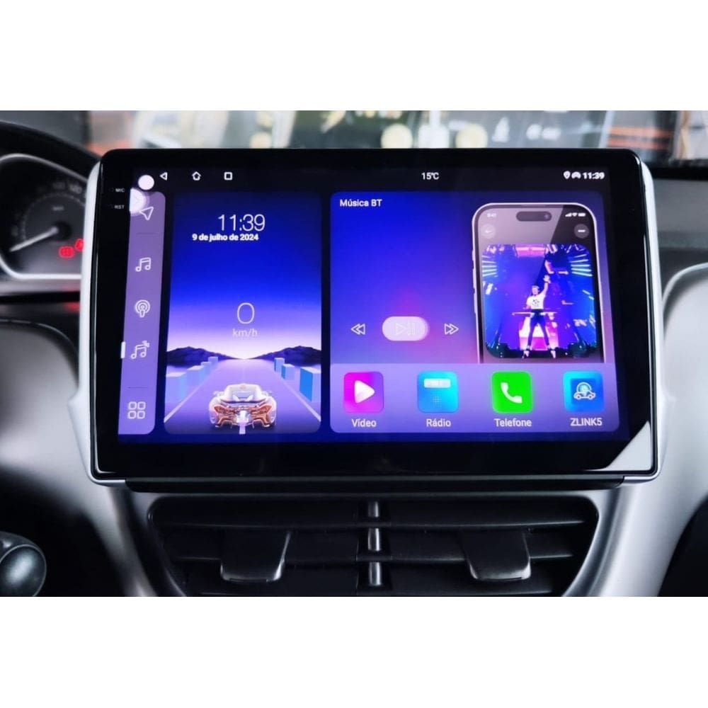 Kit Multimídia Peugeot 208 2014 / 2020 | Extra