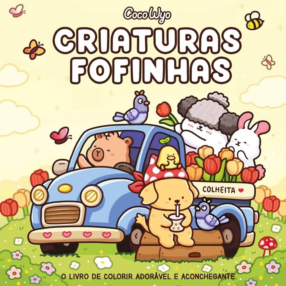 Criaturas Fofinhas (cozy Cuties) - Livro de Colorir Coco Wyo