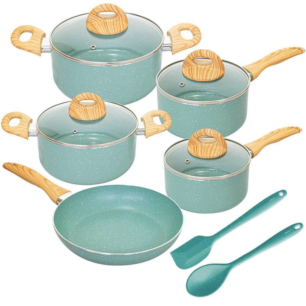 Jogo Panelas Indução Ceramiclife Botanika 7 Peças Brinox