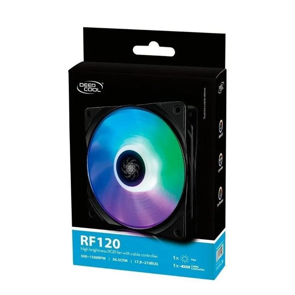 Cooler Fan Deepcool - Rf120 - 120Mm - 12 Cm - Rgb