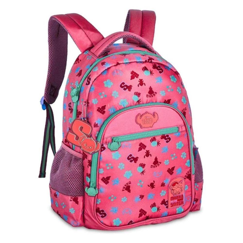 Mochila Escolar Costas Juvenil Tsum Tsum Disney Stitch TS24627