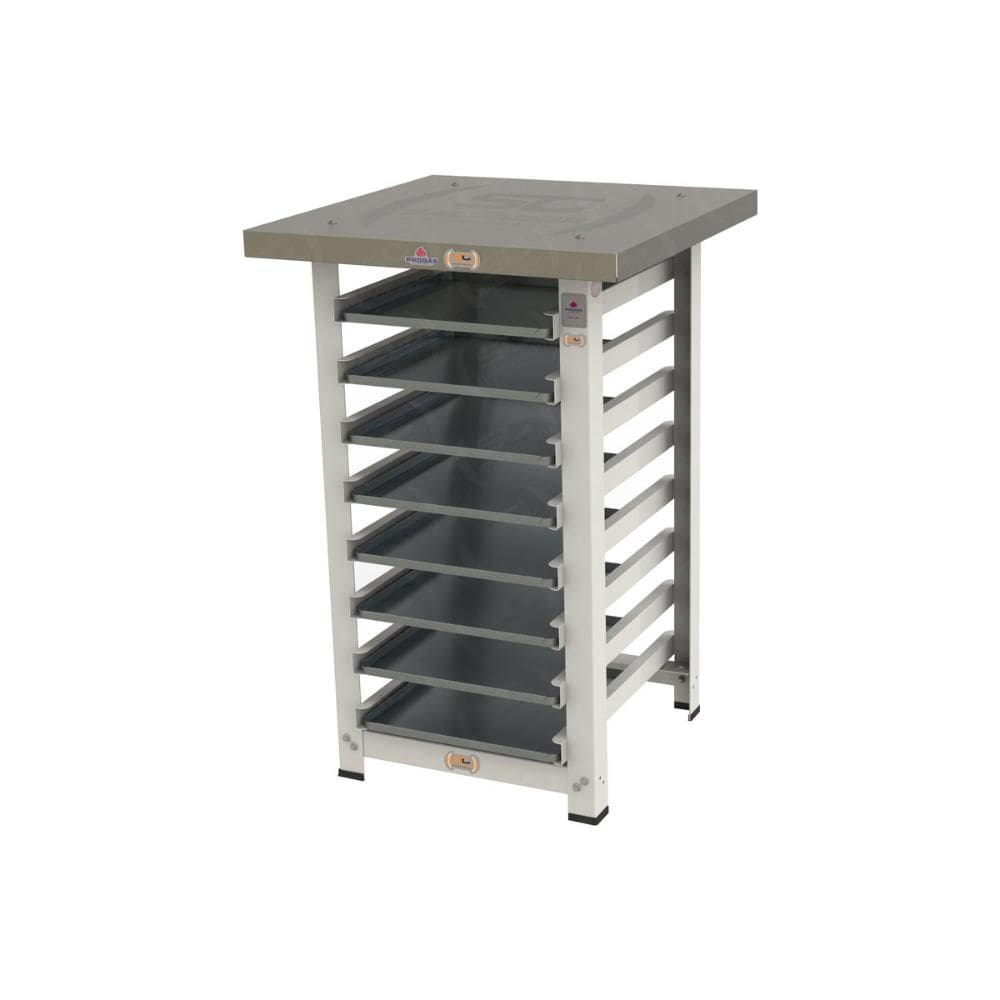 Conjunto de Bancada 8 Níveis Para Prp-004 Com 4 Assadeiras Lisas e 4 Perfuradas 35x35 - Progás