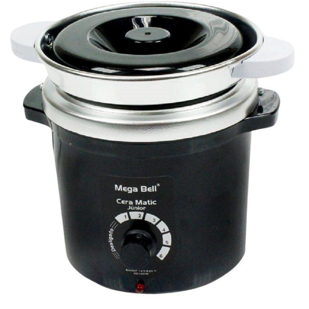 Panela Termocera Junior Megabel Corpo Preto - 400G Com Refil
