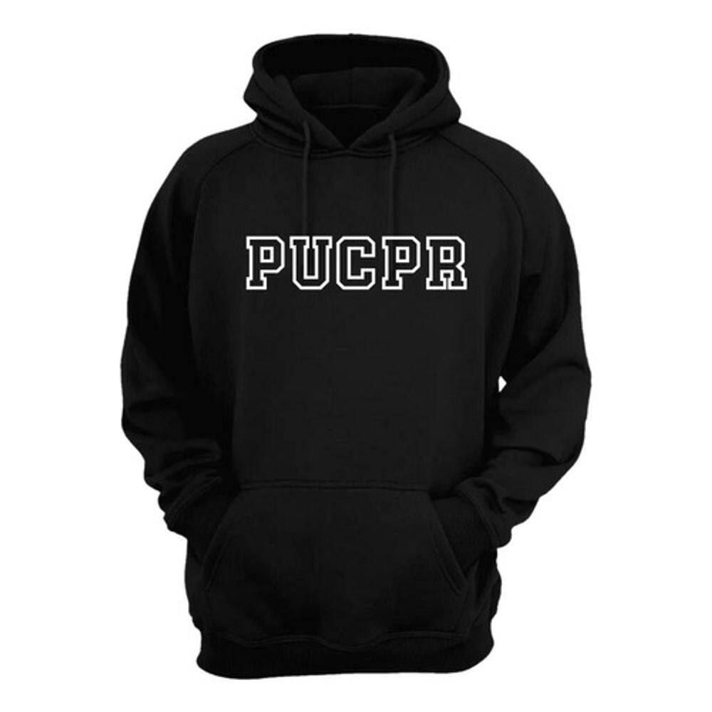 Blusa Moletom Capuz Faculdade Pucpr Pontifícia Católica Pr