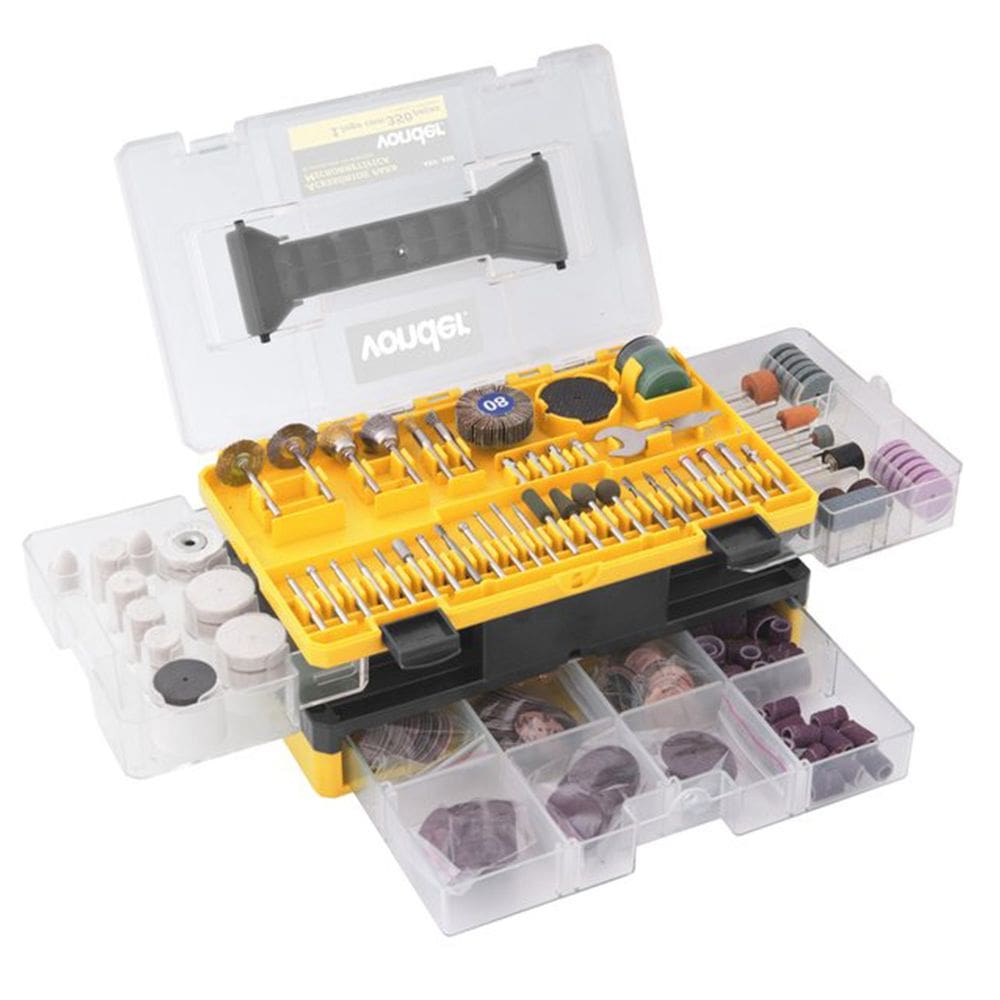 Jogo Kit Acessórios Micro Retífica 350 Pc Padrão Dremel