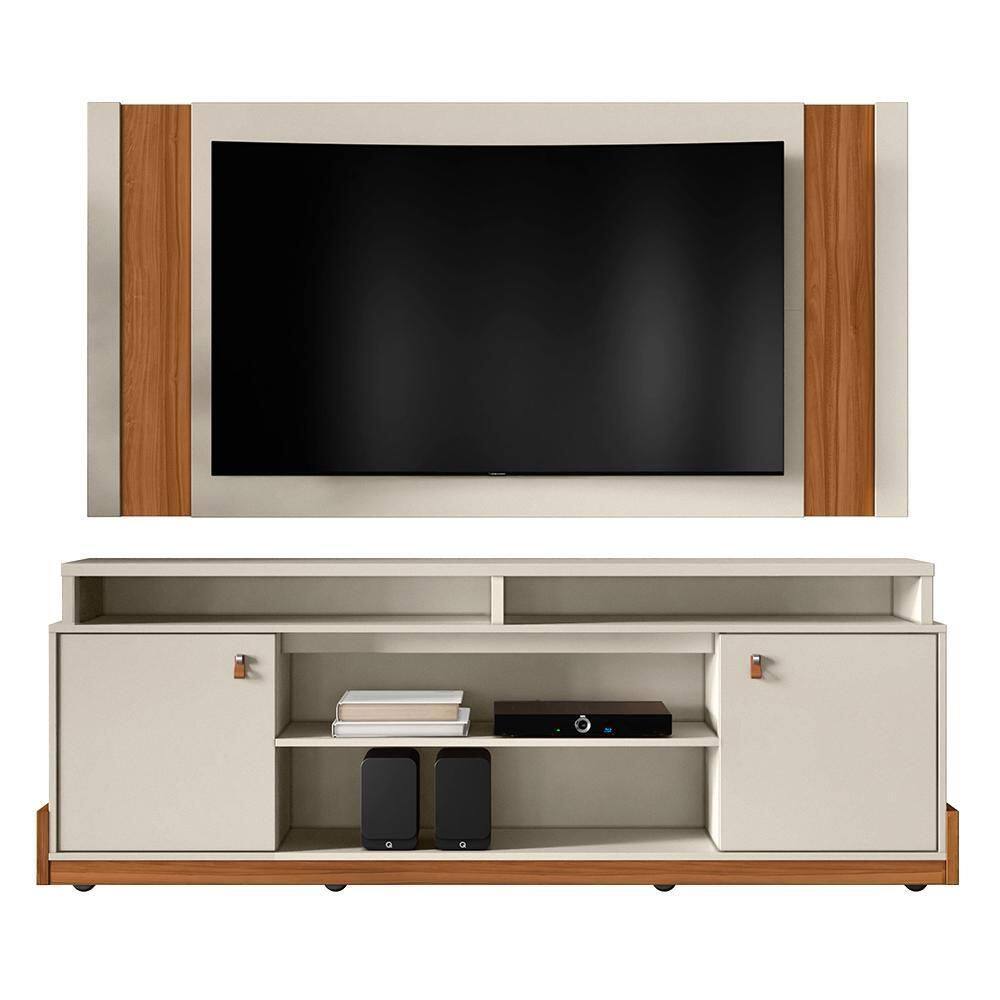 Rack Bancada Montana com Painel Real para TV até 65” - Mobler