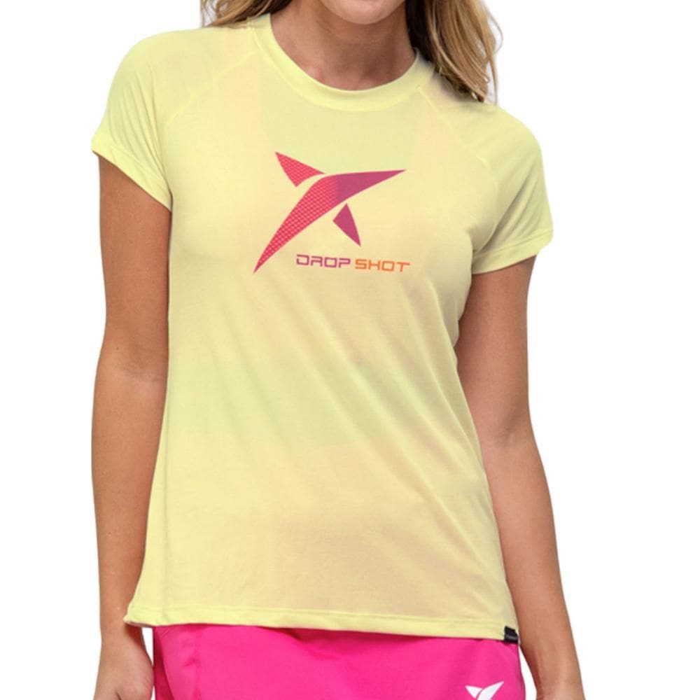 Camiseta Drop Shot Baby Look Game 2.0 Creme