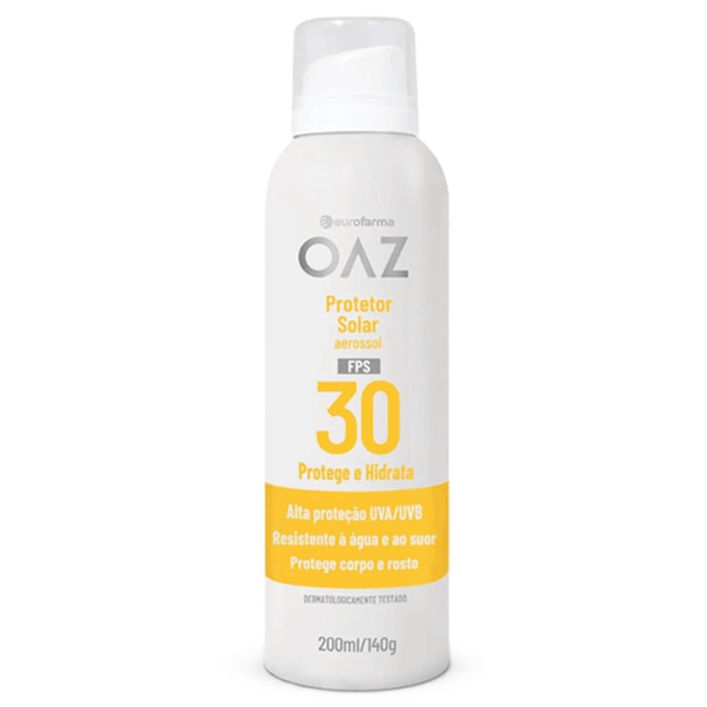 OAZ Protetor Solar Aerosol FPS 30 200ml  - 7891317024659