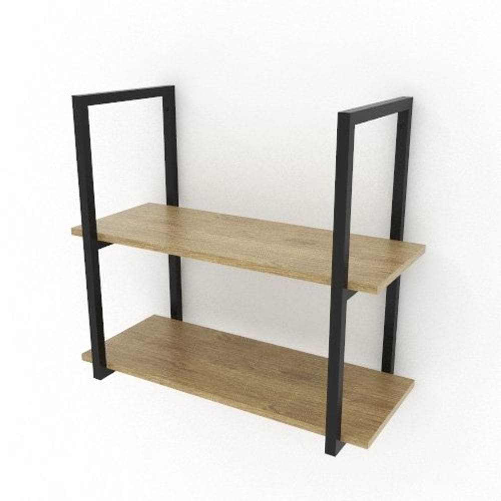 Prateleira Quadro - 2 Vãos - Preto
