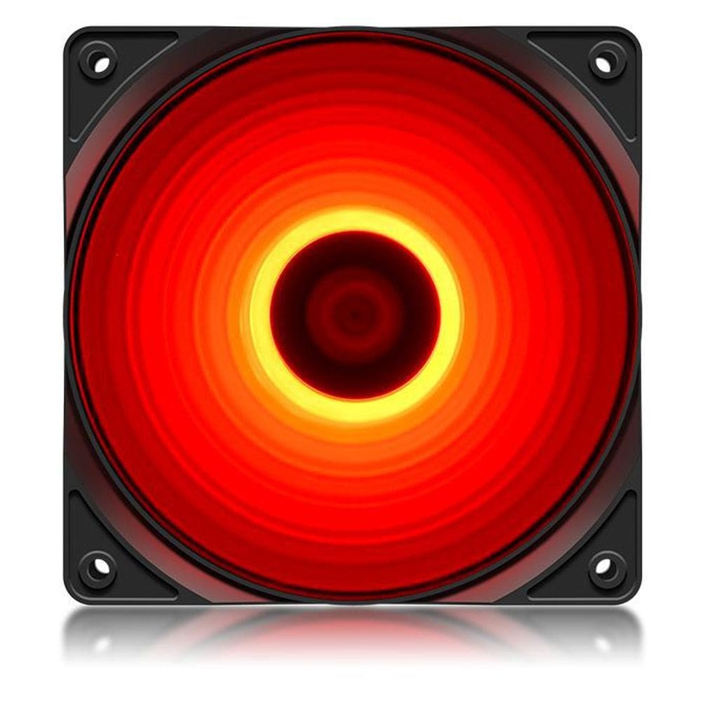 Cooler Fan Gabinete Deepcool Rf120R Led Red 120Mm