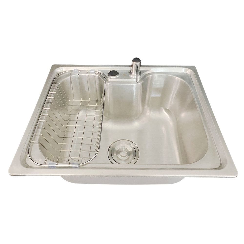 Cuba Gourmet Cozinha Aço Inox 304 com Acessórios 50cm X 40cm Simples Cinza