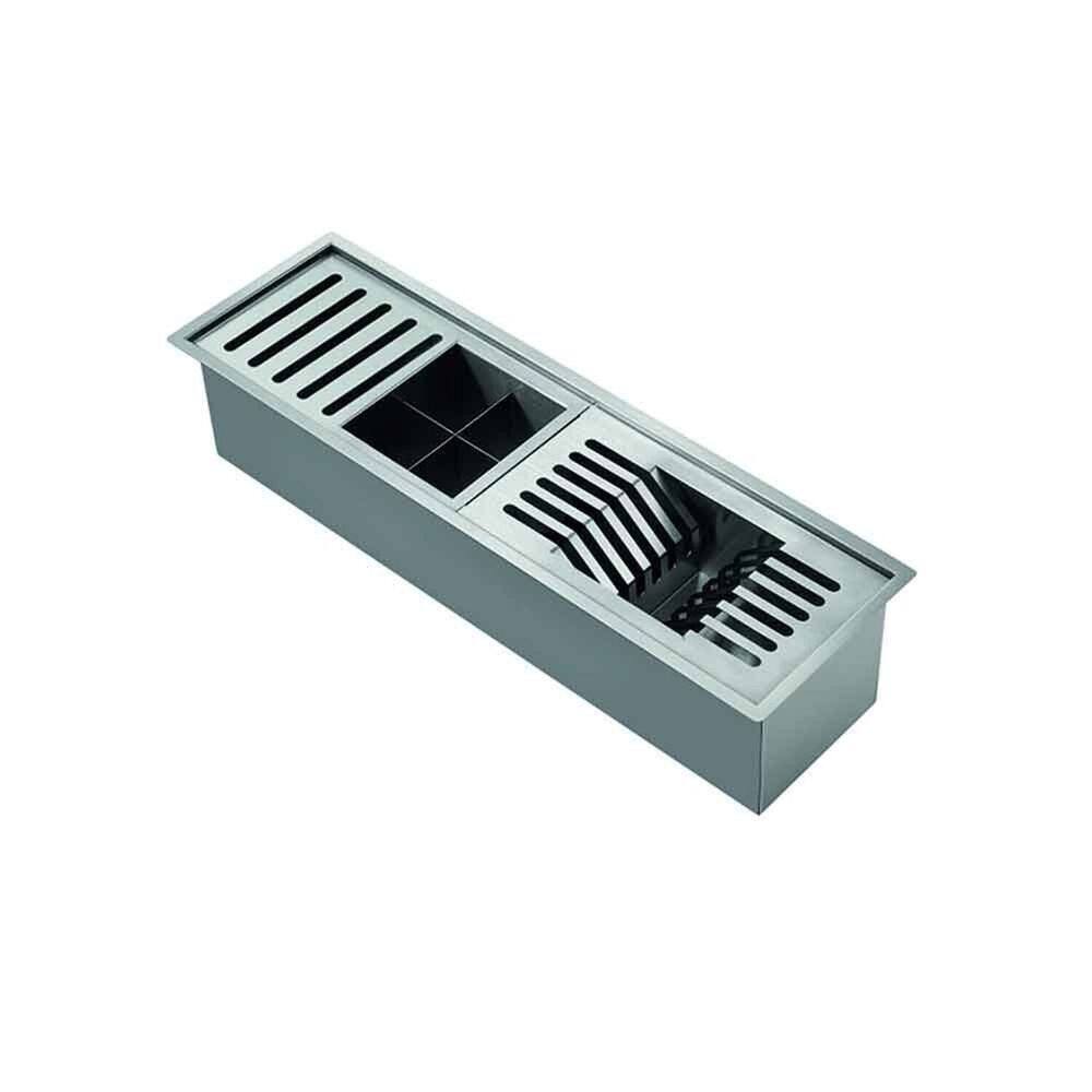 Canal Linha Dry Organizador Umido Mais Acessórios porta Talheres/pratos e Objetos 62,7x190x150 Natural