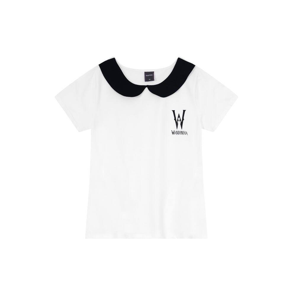 Blusa infantil menina da wandinha Brandili
