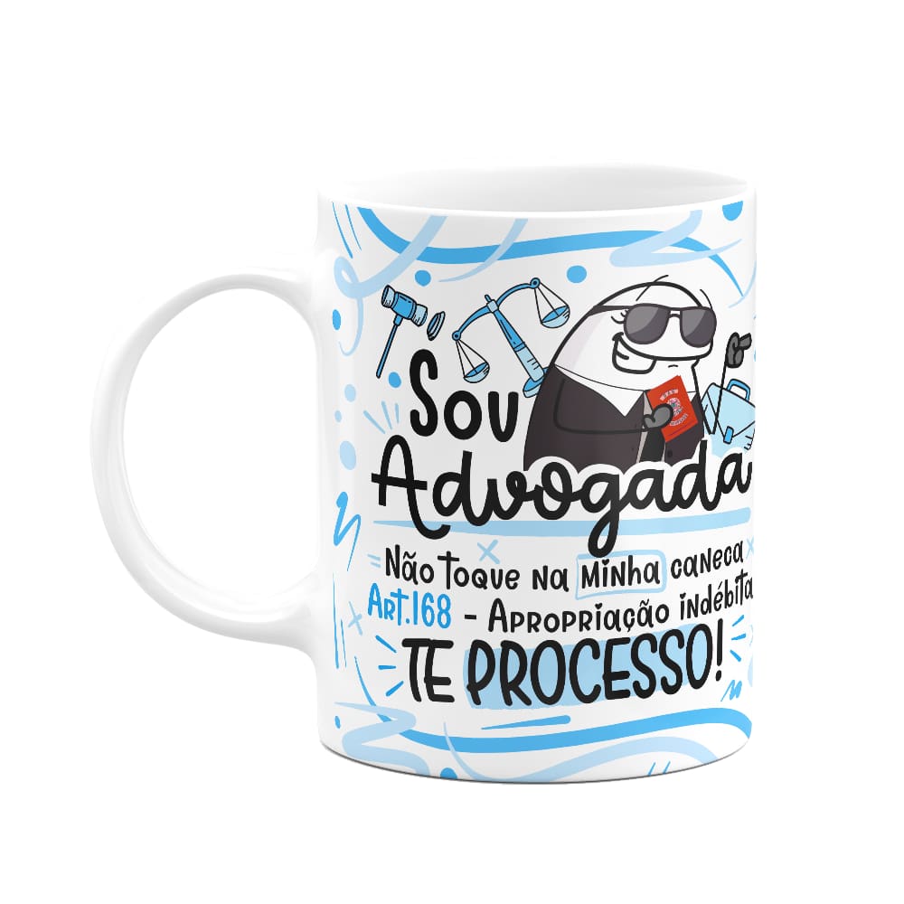Caneca Flork Profissões - Sou Advogada - M3